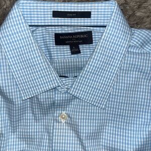 Banana Republic LS Button Down. Slim Fit Large.